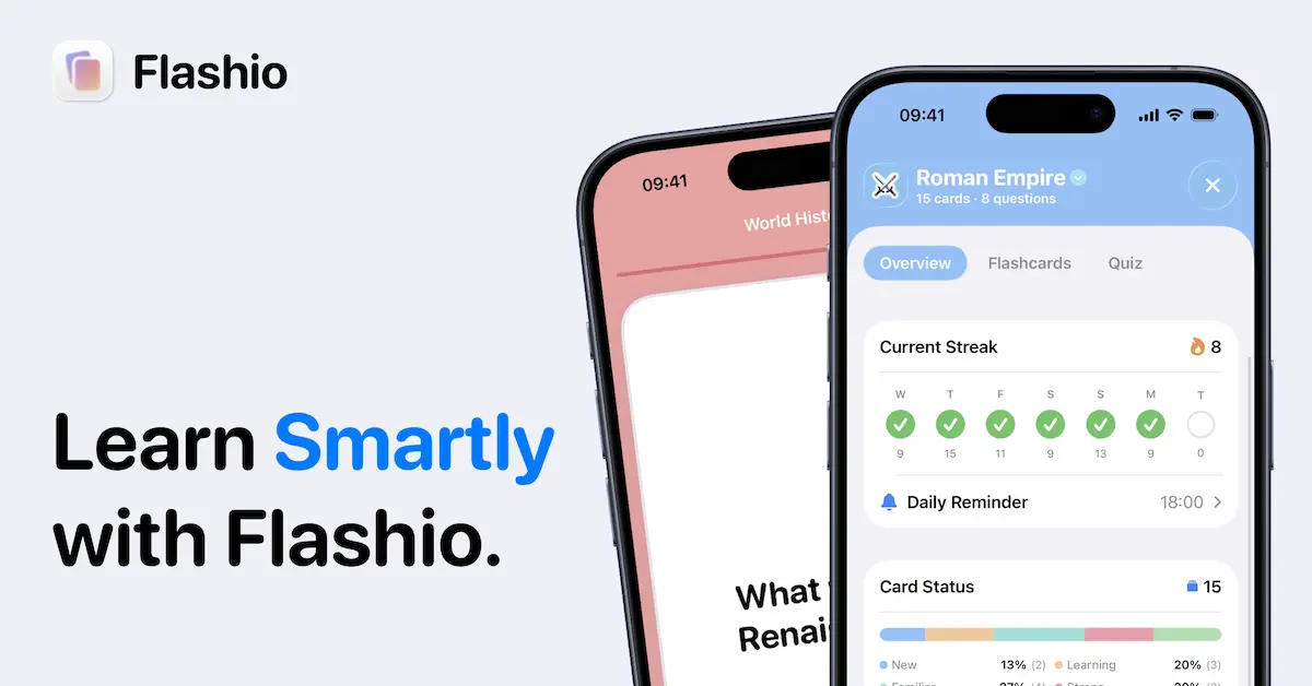 Flashio — AI Flashcard & Quiz App for Smarter Studying